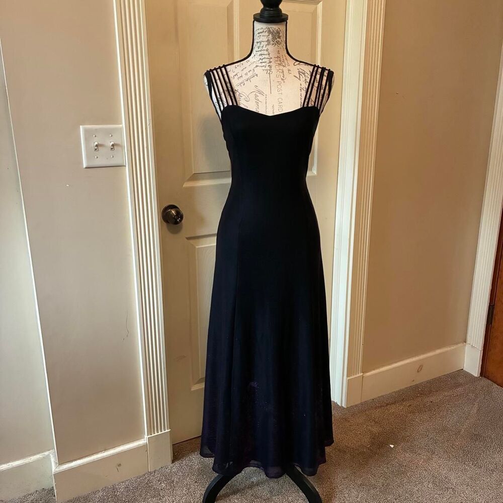 Agb Women's Black and Purple Formal-dresses